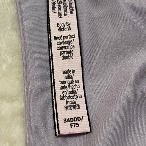 VICTORIA'S SECRETS / Body by Victoria Lined Perfect Coverage Bra Size 34DDD - Picture 4 of 11